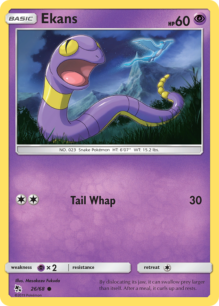 Ekans (26/68) [Sun & Moon: Hidden Fates] | Odin's Place