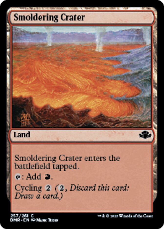 Smoldering Crater [Dominaria Remastered] | Odin's Place