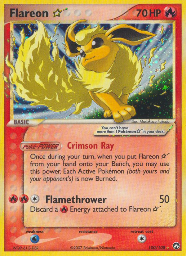 Flareon Star (100/108) [EX: Power Keepers] | Odin's Place