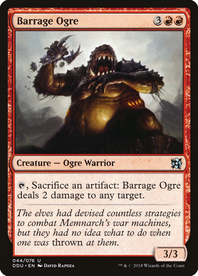 Barrage Ogre (44) [Duel Decks: Elves vs. Inventors] | Odin's Place