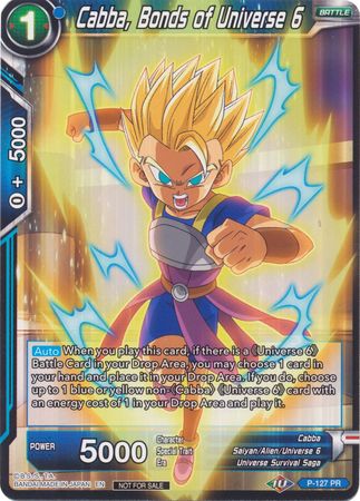 Cabba, Bonds of Universe 6 (Shop Tournament: Assault of Saiyans) (P-127) [Promotion Cards] | Odin's Place