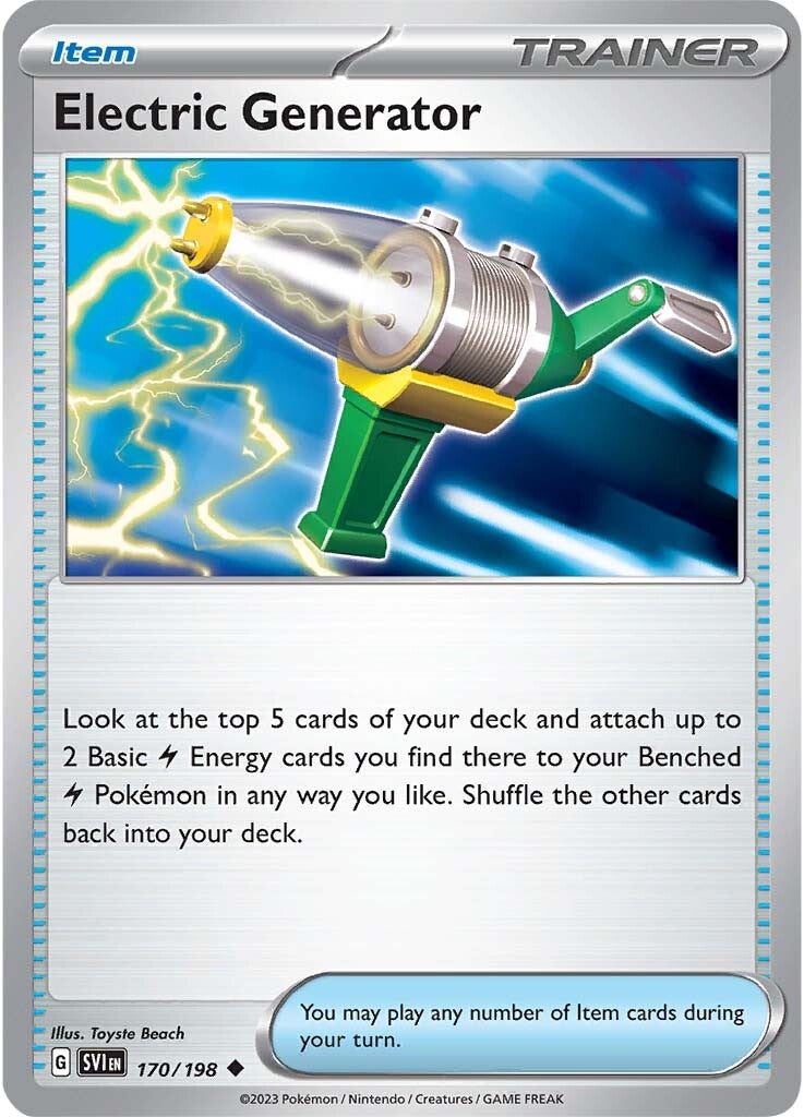 Electric Generator (170/198) [Scarlet & Violet: Base Set] | Odin's Place