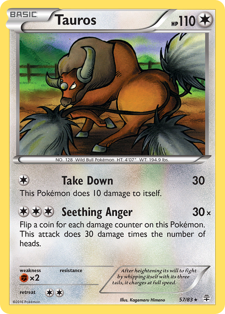 Tauros (57/83) [XY: Generations] | Odin's Place