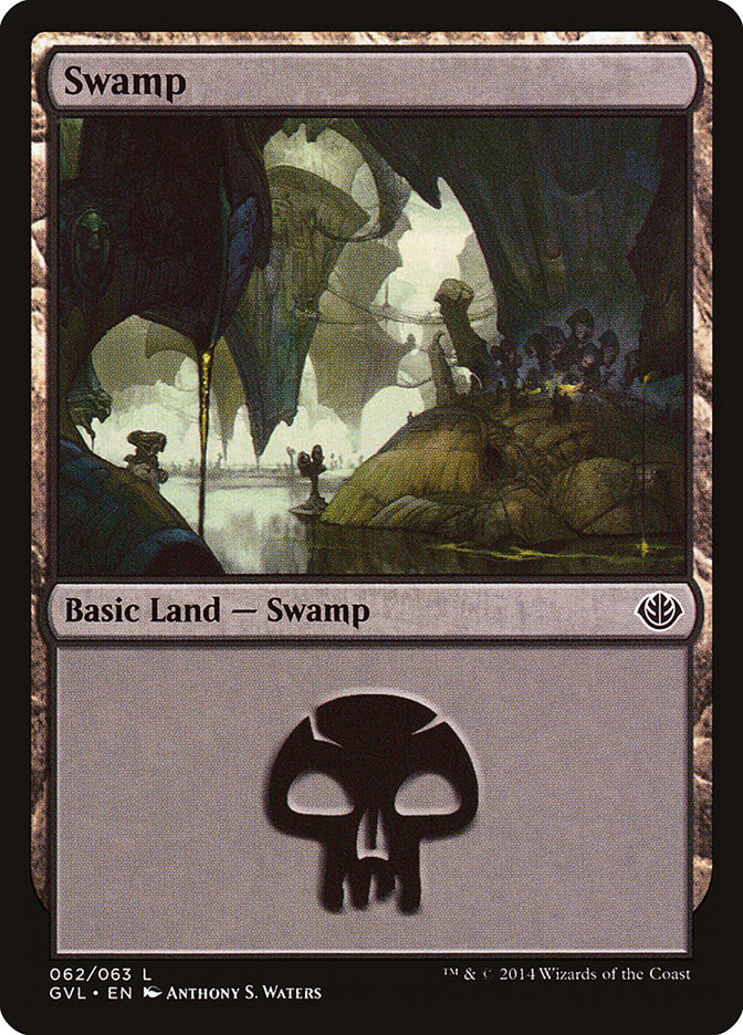 Swamp (62) (Garruk vs. Liliana) [Duel Decks Anthology] | Odin's Place