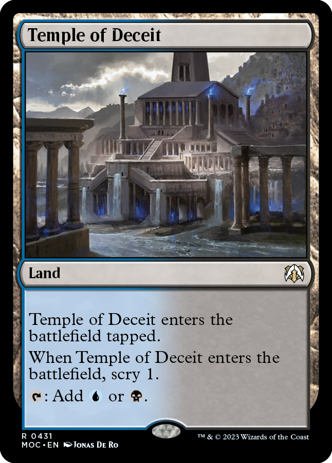 Temple of Deceit [March of the Machine Commander] | Odin's Place