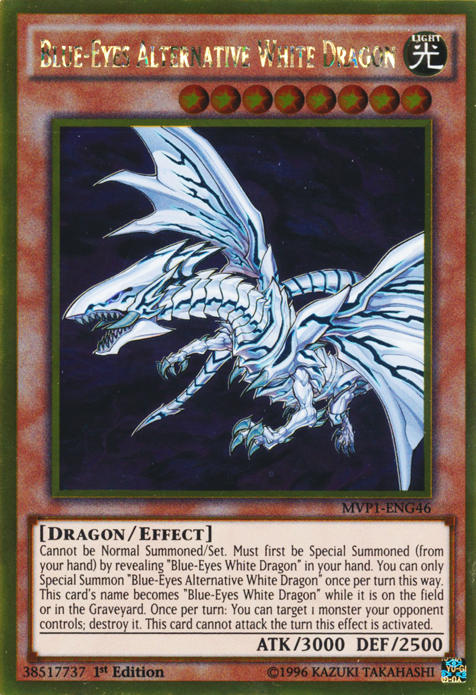Blue-Eyes Alternative White Dragon [MVP1-ENG46] Gold Rare | Odin's Place