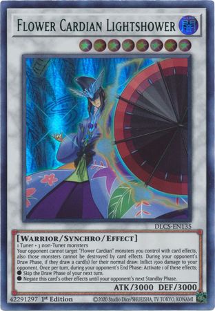 Flower Cardian Lightshower (Green) [DLCS-EN135] Ultra Rare | Odin's Place