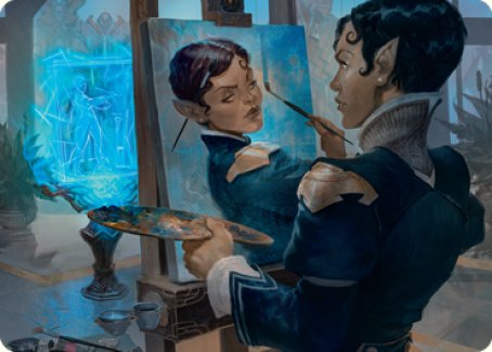 Parnesse, the Subtle Brush Art Card [Streets of New Capenna Art Series] | Odin's Place