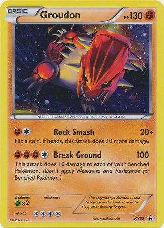 Groudon (XY52) (Jumbo Card) [XY: Black Star Promos] | Odin's Place