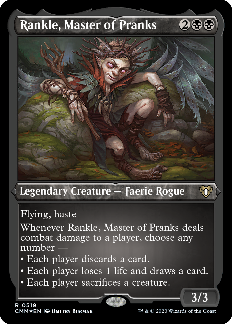 Rankle, Master of Pranks (Foil Etched) [Commander Masters] | Odin's Place