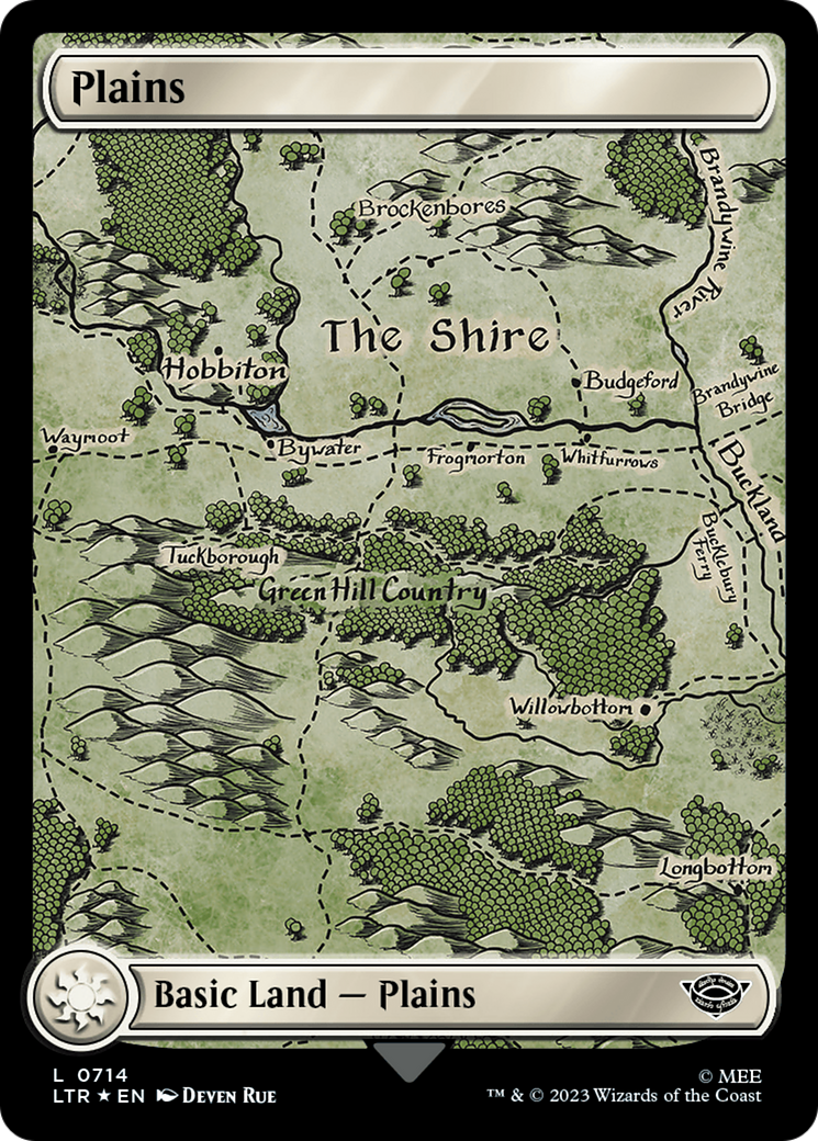Plains (0714) (Surge Foil) [The Lord of the Rings: Tales of Middle-Earth] | Odin's Place