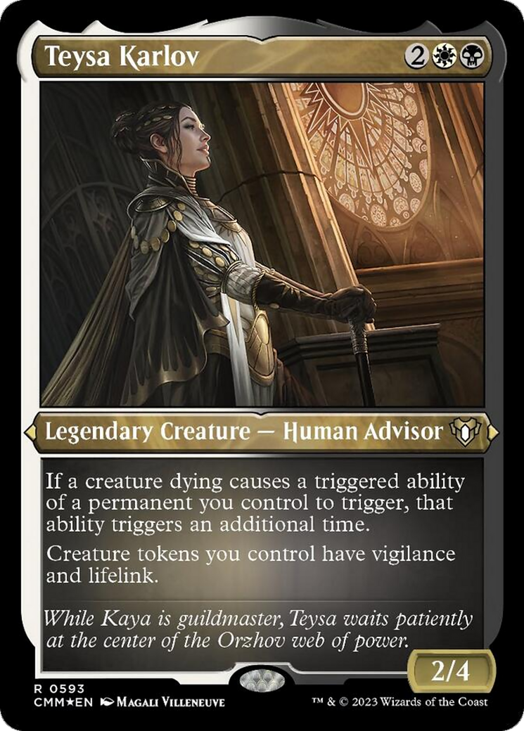 Teysa Karlov (Foil Etched) [Commander Masters] | Odin's Place