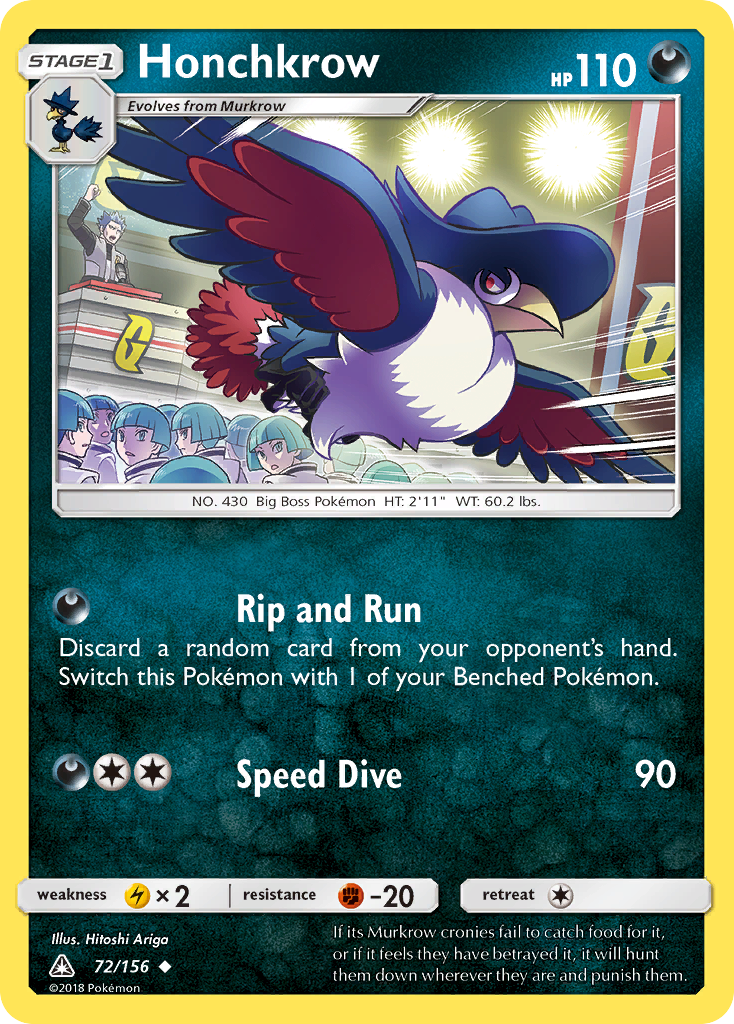 Honchkrow (72/156) [Sun & Moon: Ultra Prism] | Odin's Place