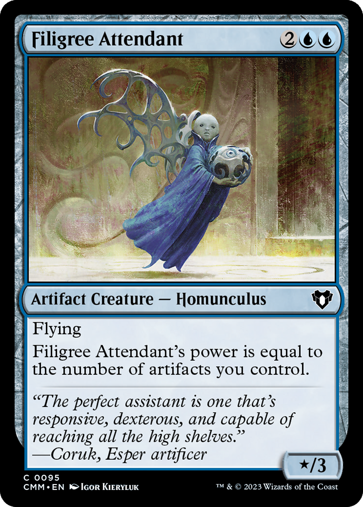 Filigree Attendant [Commander Masters] | Odin's Place