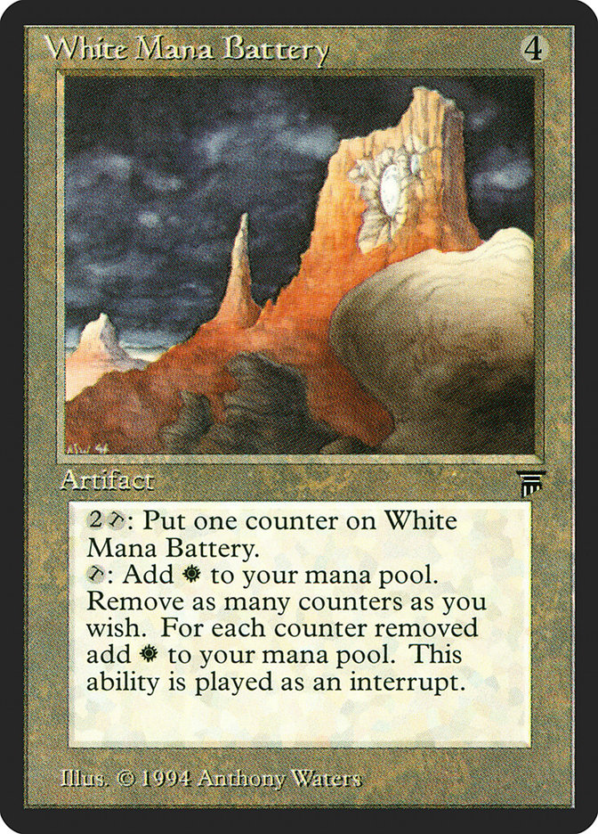 White Mana Battery (299) [Legends] | Odin's Place