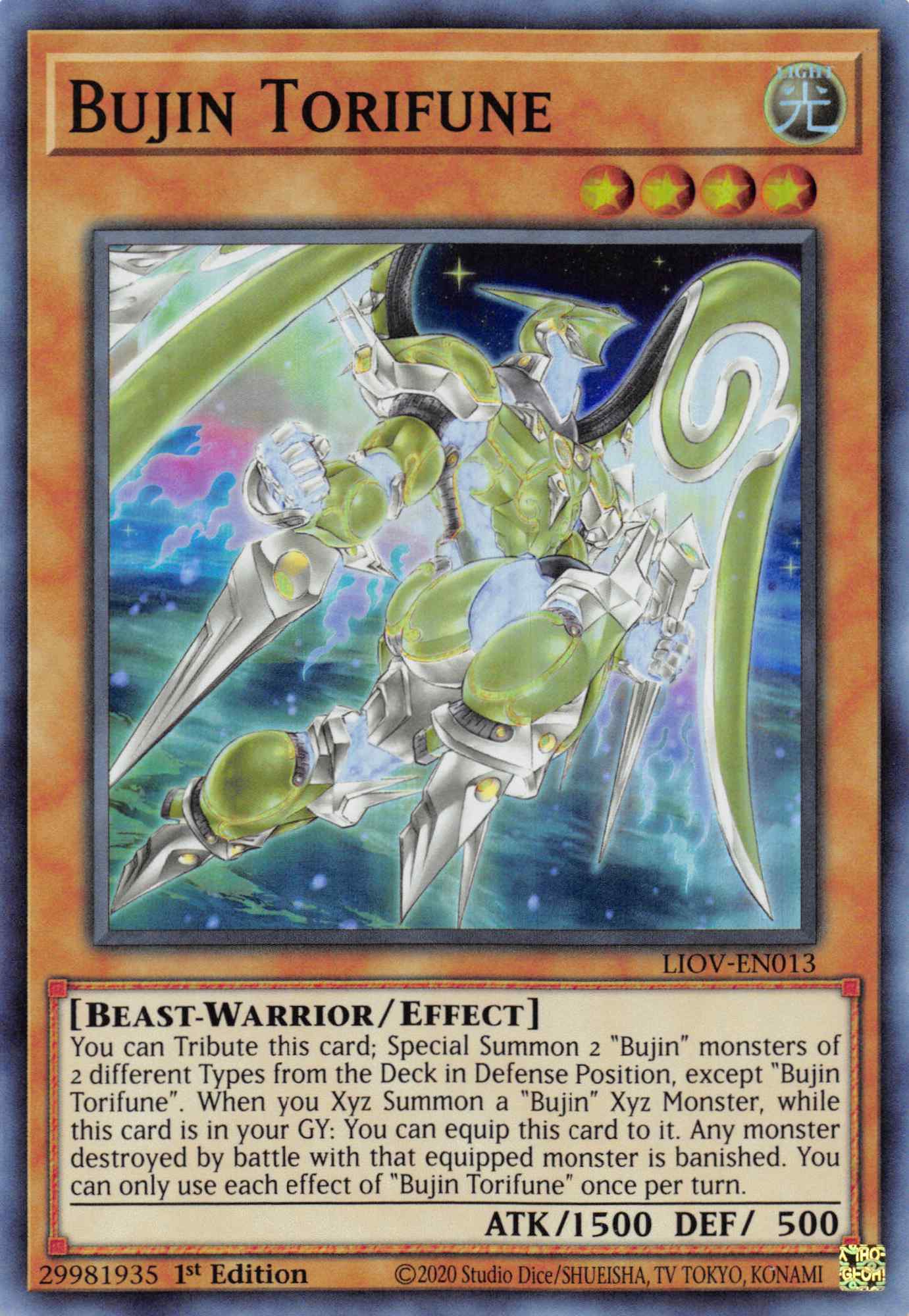 Bujin Torifune [LIOV-EN013] Super Rare | Odin's Place