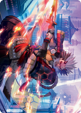 Isshin, Two Heavens as One 2 Art Card [Kamigawa: Neon Dynasty Art Series] | Odin's Place