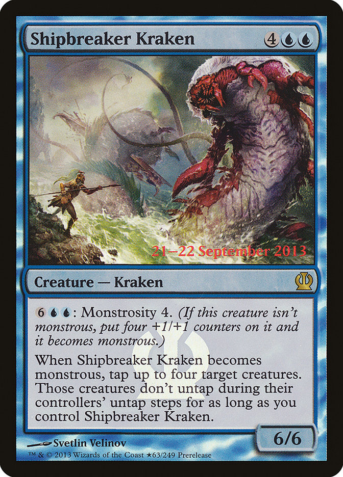 Shipbreaker Kraken (63) [Theros Prerelease Promos] | Odin's Place