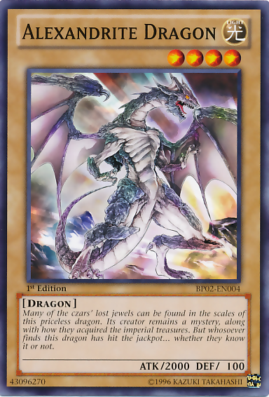 Alexandrite Dragon [BP02-EN004] Mosaic Rare | Odin's Place
