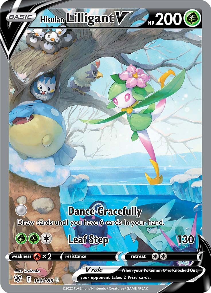 Hisuian Lilligant V (163/189) [Sword & Shield: Astral Radiance] | Odin's Place