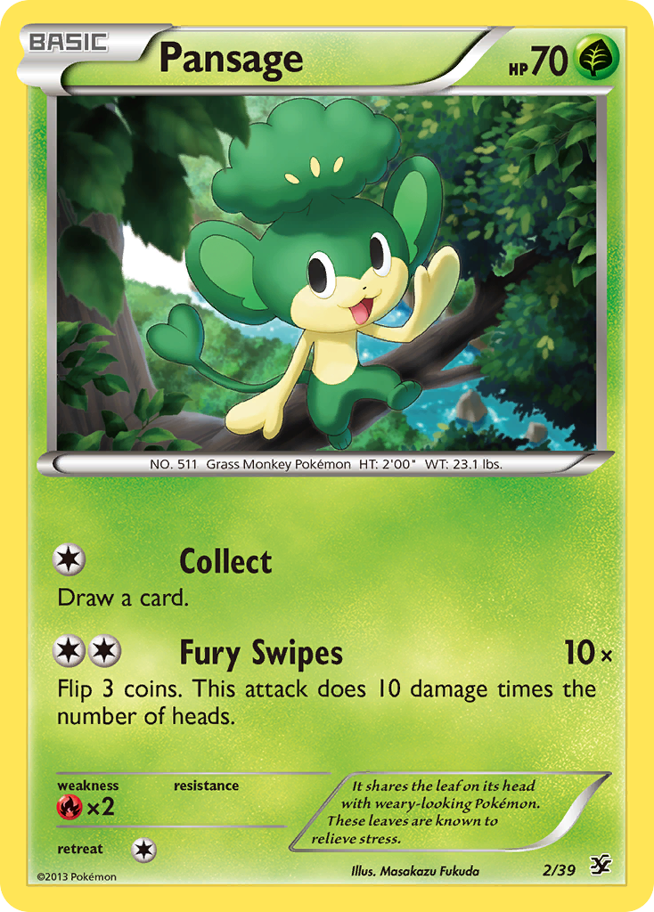 Pansage (2/39) [XY: Kalos Starter Set] | Odin's Place