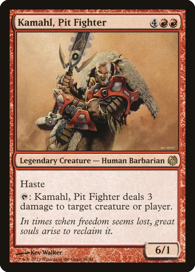 Kamahl, Pit Fighter (16) [Duel Decks: Heroes vs. Monsters] | Odin's Place