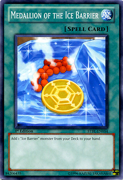 Medallion of the Ice Barrier [STBL-EN054] Common | Odin's Place