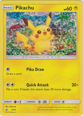 Pikachu (4/12) [McDonald's Promos: 2018 Collection] | Odin's Place