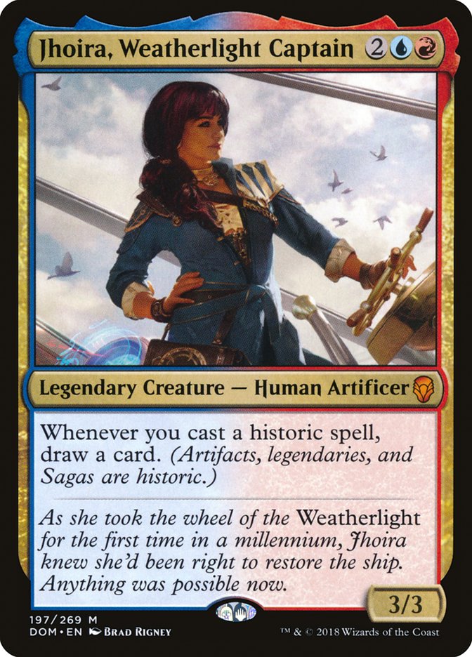 Jhoira, Weatherlight Captain (197) [Dominaria] | Odin's Place