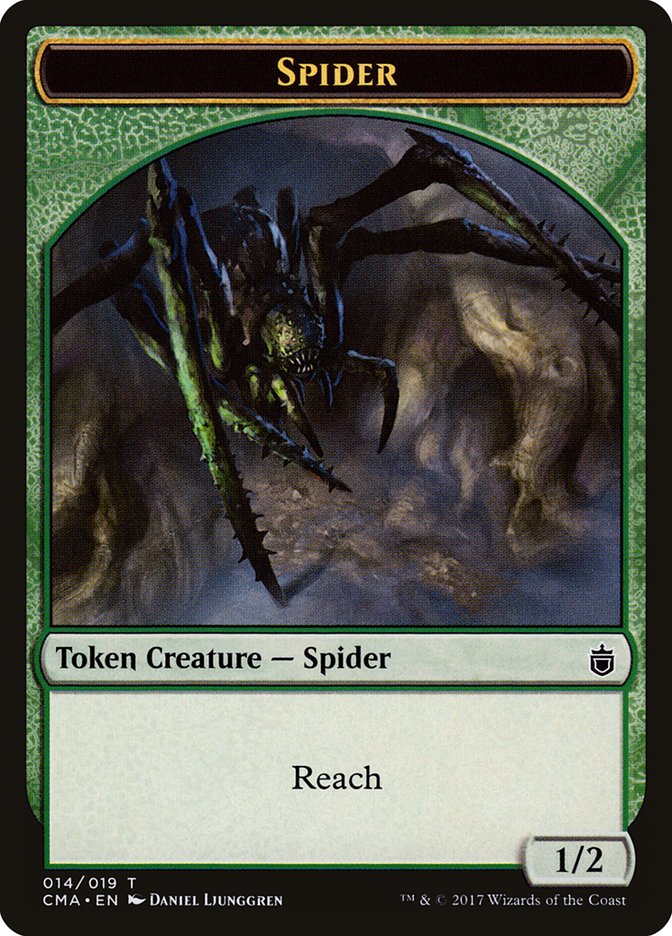 Spider Token (14) [Commander Anthology Tokens] | Odin's Place