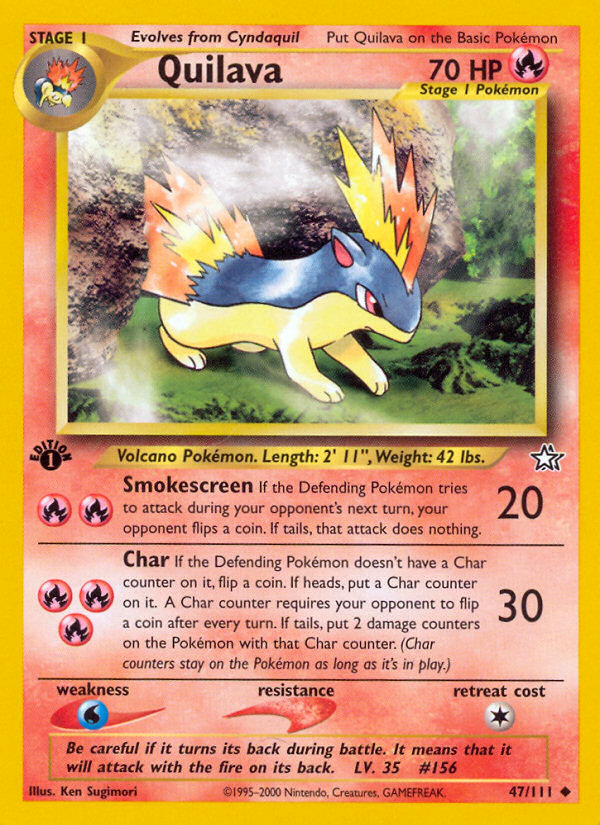 Quilava (47/111) [Neo Genesis 1st Edition] | Odin's Place