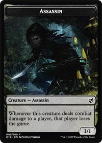 Assassin // Morph Double-Sided Token [Commander 2019 Tokens] | Odin's Place