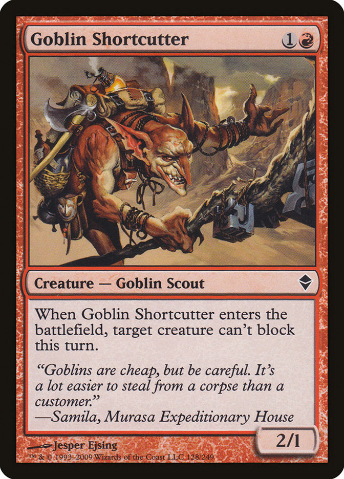 Goblin Shortcutter (128) [Zendikar] | Odin's Place