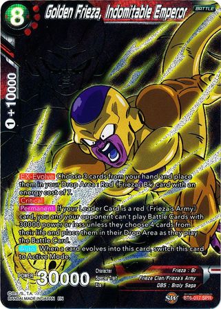 Golden Frieza, Indomitable Emperor (SPR) (BT6-017) [Destroyer Kings] | Odin's Place