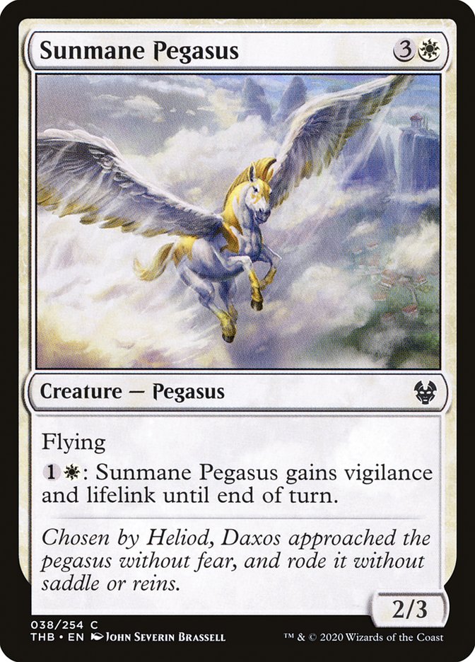 Sunmane Pegasus [Theros Beyond Death] | Odin's Place