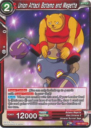 Union Attack Botamo and Magetta (TB1-022) [The Tournament of Power] | Odin's Place
