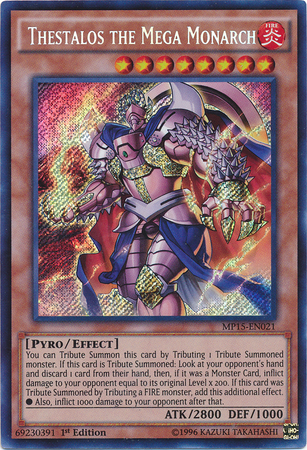Thestalos the Mega Monarch [MP15-EN021] Secret Rare | Odin's Place