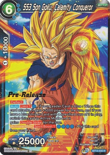 SS3 Gotenks, Calamity Challenger (BT14-046) [Cross Spirits Prerelease Promos] | Odin's Place