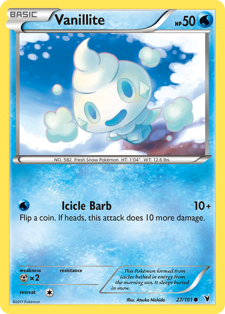 Vanillite (27/101) [Black & White: Noble Victories] | Odin's Place