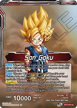 Son Goku // Son Goku, Pan, and Trunks, Space Adventurers (BT17-001) [Ultimate Squad] | Odin's Place
