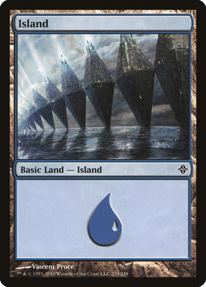 Island (233) [Rise of the Eldrazi] | Odin's Place