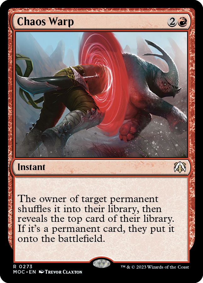 Chaos Warp [March of the Machine Commander] | Odin's Place