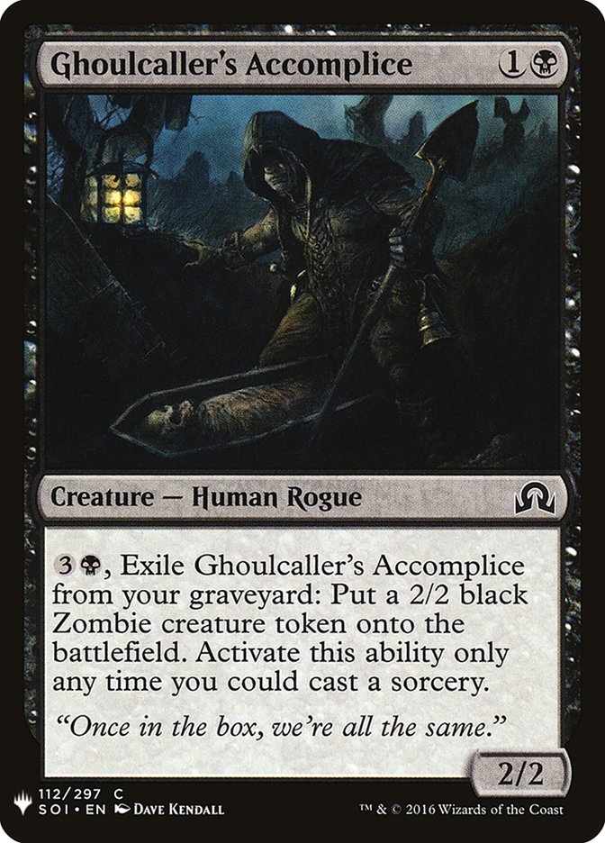 Ghoulcaller's Accomplice [Mystery Booster] | Odin's Place
