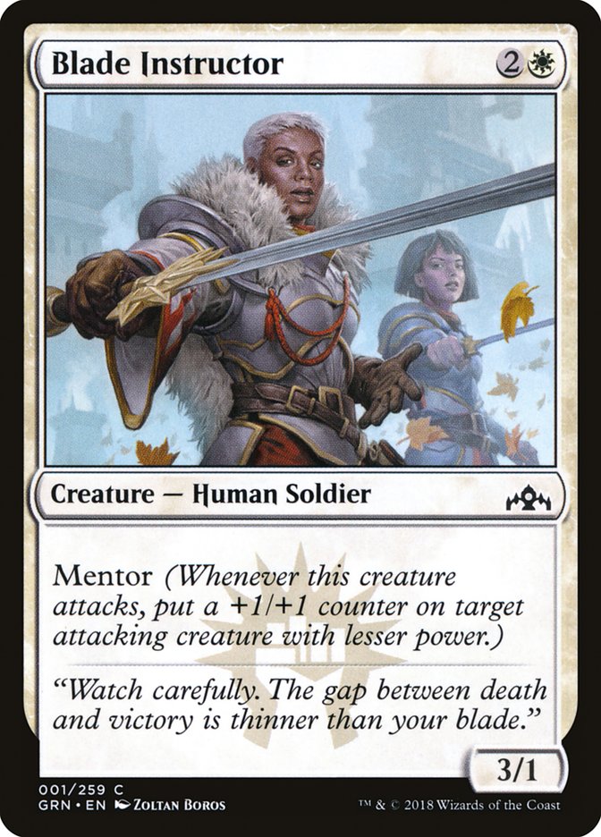Blade Instructor (1) [Guilds of Ravnica] | Odin's Place