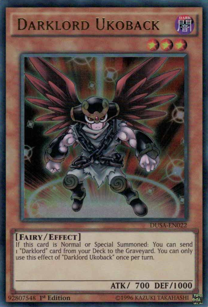 Darklord Ukoback [DUSA-EN022] Ultra Rare | Odin's Place