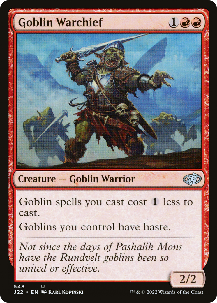Goblin Warchief [Jumpstart 2022] | Odin's Place