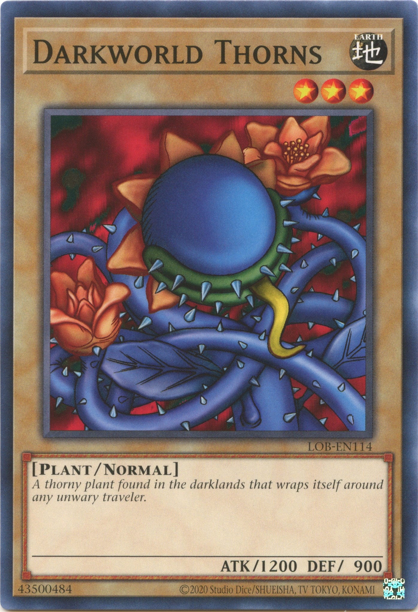 Darkworld Thorns (25th Anniversary) [LOB-EN114] Common | Odin's Place