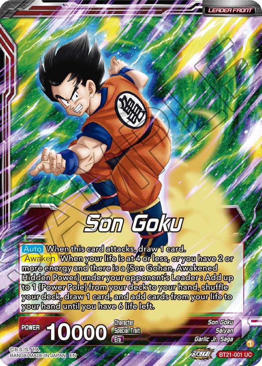 Son Goku // Son Goku, for the Sake of Family (BT21-001) [Wild Resurgence] | Odin's Place