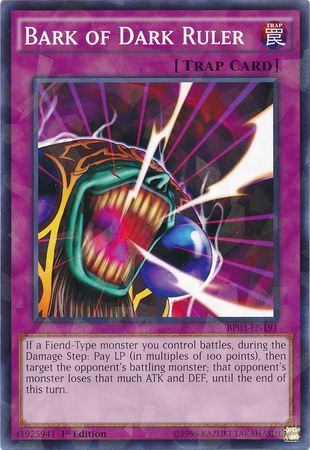 Bark of Dark Ruler [BP03-EN191] Shatterfoil Rare | Odin's Place