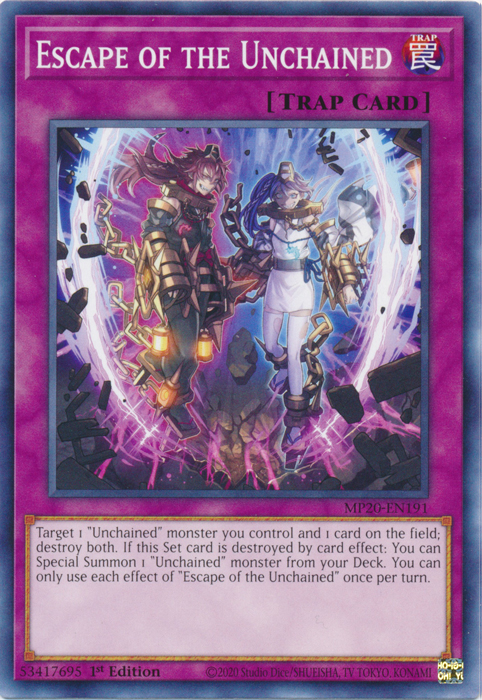 Escape of the Unchained [MP20-EN191] Common | Odin's Place